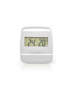 Nedis WEST100WT - Digitální teploměr | Vnitřní | Vnitřní teplota | Vnitřní vlhkost | Bílá