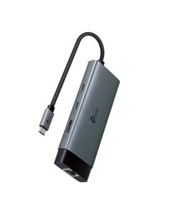 TP-Link UH6120C Hub USB typu C 6v1, HDMI 4K při 60 Hz, 100W Power Delivery, 1× USB-C, 2× USB-A, RJ-45