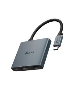 TP-Link UH3020C Hub USB typu C 3v1, 3x HDMI 4K při 60 Hz, 100W Power Delivery, 1× USB-A