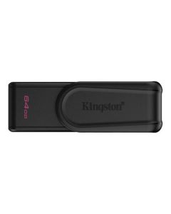 KINGSTON 64GB Portable USB 3.2 Gen 1 DataTraveler Exodia S (Black/Black)