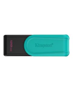 KINGSTON 128GB Portable USB 3.2 Gen 1 DataTraveler Exodia S (Black/Turquoise)