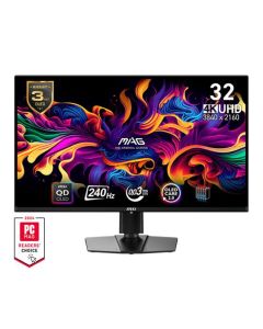 MSI MAG 321UPX QD-OLED gaming monitor 31,5" QD-OLED/UHD/240Hz/0,03ms/2xHDMI/DP/USB-C/Výšk.nast./Pivot/černá