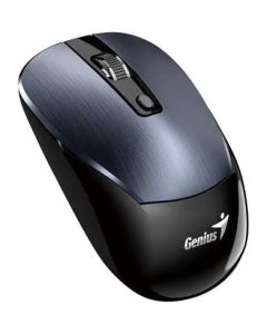 Genius NX-7125 Myš, bezdrátová, optická, 1200DPI, 4 tlačítka, Copilot, 2,4GHz, USB-A, 1× AA baterie, kovově šedá