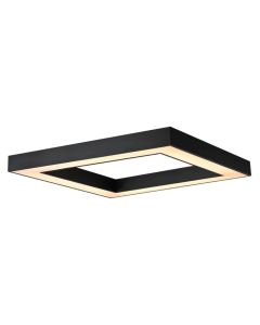 IMMAX NEO CANTO SLIM SMART stropní svítidlo 80 x 80cm 60W, černé, Zigbee 3.0, TUYA
