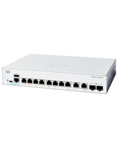 Cisco Catalyst switch C1300-8T-E-2G (8xGbE,2xGbE/SFP combo,fanless) - REFRESH
