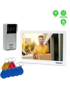 EVOLVEO DoorPhone 10-2W - 2 drátový videotelefon s aplikací 32GB pamětí