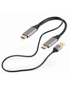 GEMBIRD Kabel aktivní adaptér HDMI samec na DisplayPort samec