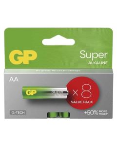 GP AA Super, alkalická (LR6) - 8 ks