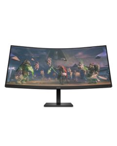HP LCD OMEN 34c WQHD 180Hz curved 34"/3440x1440 VA QHD AG/21:9/3000:1/400cd/1ms/2xHDMI/1xDP/VESA/výškově stavitelný/repr