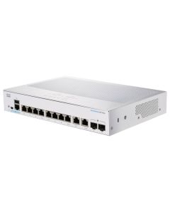 Cisco switch CBS350-8T-E-2G-EU (8xGbE,2xGbE/SFP combo,fanless) - REFRESH