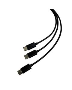 LEXIP STEELPLAY - USB KABEL PRO OVLADAČ PLAYSTATION 5, ČERNÝ, 3M