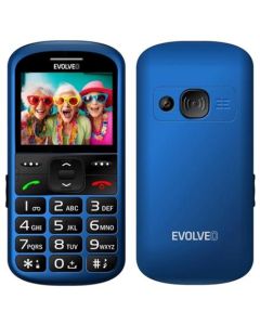 EVOLVEO EasyPhone XS, mobilní telefon pro seniory, modrý