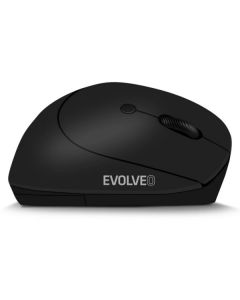 EVOLVEO LadyErgo, tichá vertikální ergonomická myš, 2.4GHz, černá