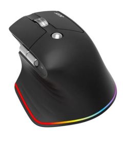 Acer Easy Fit Mouse - Black, Wireless RF 2.4GHz + BT (2x) + USB