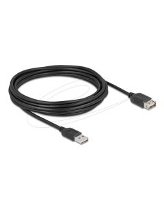 Delock USB 2.0 prodlužovací kabel EASY USB Type-A samec na EASY USB Type-A samice 5 m, černý