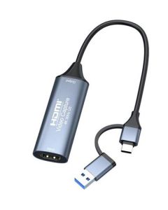 PremiumCord HDMI capture/grabber pro záznam Video/Audio signálu do počítače s konektorem USB3.0 a USB-C