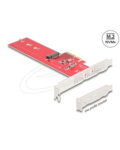 Delock PCI Express 5.0 x4 karta na 1 x interní NVMe M.2 Key M - Low Profile