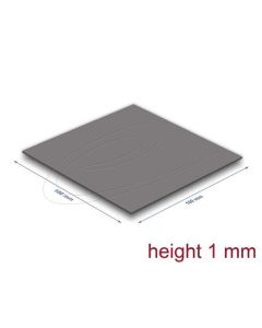 Delock Tepelně vodivá podložka 100 x 100 x 1 mm pro moduly M.2 3,2 W/mK - nízký únik oleje