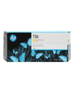 HP Ink Cartridge 738/Yellow/300 ml