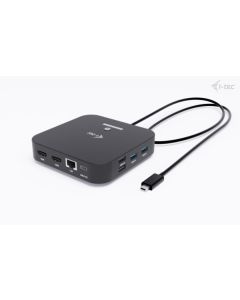 i-tec USB-C Dual HDMI Docking Station, Power Delivery 100W