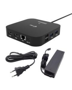 i-tec USB-C Dual HDMI Docking Station with Power Delivery 100W + i-tec Universal Charger 100W