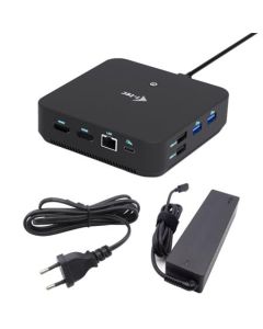 i-tec USB-C DP Dual HDMI Docking Station, Power Delivery 100W + i-tec Universal Charger 100W