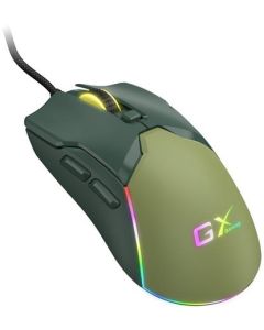 Genius GX Gaming Scorpion M700, Myš, herní, drátová, optická, 800-7200DPI, 6 tlačítek, RGB podsvícení, USB, zelená