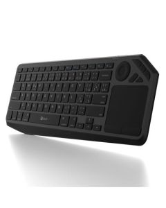 C-TECH klávesnice WLTK-02, Dual mode, BT5.0 + 2,4GHzb, bezdrátová s touchpadem, černá
