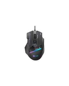 C-TECH herní myš Zyra (GM-16), casual gaming, 7200 DPI, 8 tlačítek, RGB podsvícení, USB