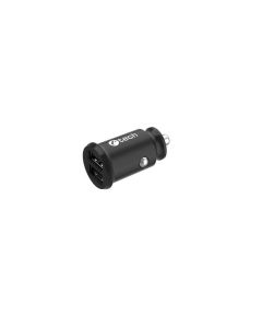 C-TECH UCC-03 Nabíječka USB do auta, 2x USB, 2,4A, černá