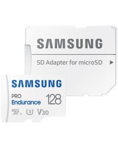 SAMSUNG PRO Endurance MicroSDXC 128GB + SD Adaptér / CL 10 UHS-I U3 / V30