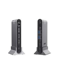 Acer 15in1 Type-C Universal Docking Station : USB-C, 2x USB-A 2.0, 1x USB-A 3.2 Gen2, 1x USB-A 3.2 Gen1, 1x USB-C Gen1, 