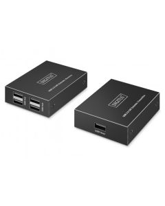 DIGITUS USB 2.0 CAT extender, 4 porty USB-A, 150m