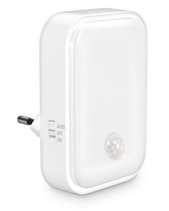 CONNECT IT SPARKLE 1 SENSOR noční světlo s pohybovým čidlem, 3 úrovně osvětlení, BÍLÁ