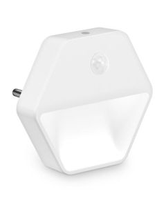 CONNECT IT SPARKLE 2 SENSOR noční světlo s pohybovým čidlem, 3 úrovně osvětlení, BÍLÁ