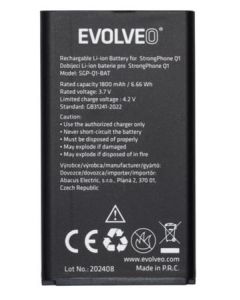 EVOLVEO originální baterie 1800 mAh pro StrongPhone Q1