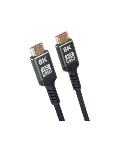 PremiumCord ULTRA HDMI 2.1 High Speed + Ethernet kabel 8K@60Hz,zlacené 2m