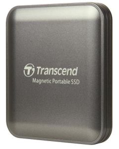 Transcend ESD420C 1TB, USB 20Gbps Type C, Externí odolný SSD disk (3D NAND flash), 2000MB/R, 2000MB/W, Magsafe, šedý