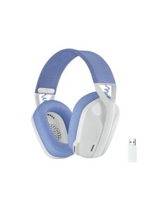 Logitech bezdrátová sluchátka Lightspeed G435 Headset full size Bluetooth, bílá