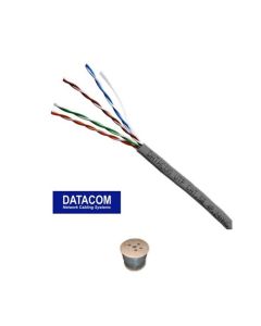 DATACOM UTP drát CAT5E PVC,Eca 500m cívka šedý