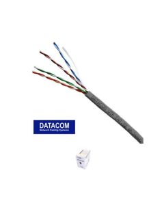 DATACOM UTP lanko CAT5E  LSOH  305m box šedý