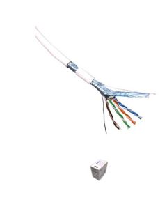 DATACOM FTP drát CAT5E PVC,Eca 305m box bílý