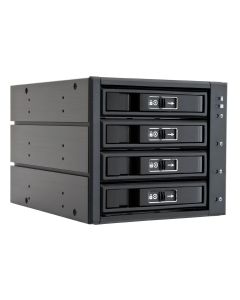 CHIEFTEC backplane do 5,25" na 4x SATA/SAS HDDs/SDDs (3,5" or 2,5")