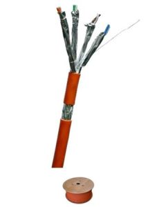 DATACOM S/FTP drát CAT7  LSOH,Eca  500m cívka, plášť oranžový