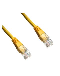DATACOM Patch cord UTP CAT5E 10m žlutý