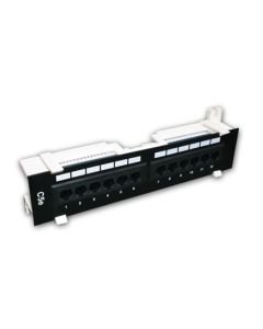 DATACOM Patch box UTP 12 port CAT5E DUAL BK