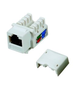 DATACOM Keystone RJ45 UTP CAT5E (DUAL) MINI bílý