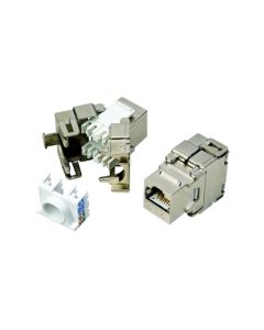DATACOM Keystone RJ45 STP CAT6 samořezný SILVER
