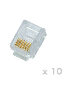 DATACOM Plug UTP CAT3 6p6c- RJ12 lanko (10ks)