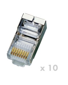DATACOM Plug STP CAT5E 8p8c- RJ45 lanko (10ks)
